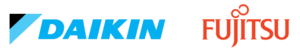 Grid image of Daikin and Fujitsu logo